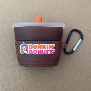 Dunkin’ Donuts airpod pro case color brown and orange and pink brand new